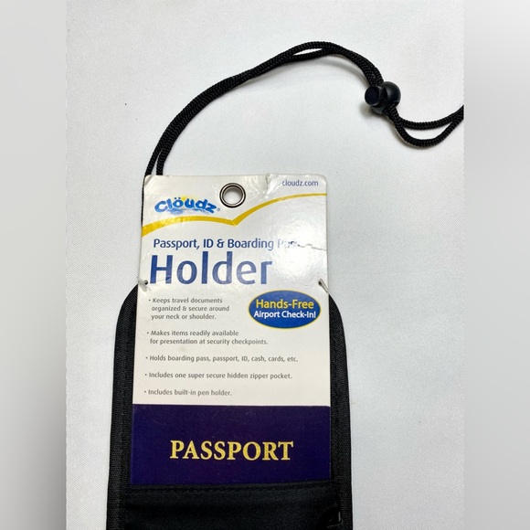 HOLDER Passport, ID, Boarding Pass Holder Bag travel security - Picture 5 of 10